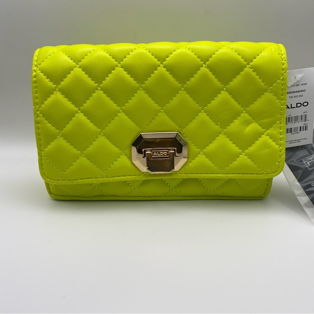 Aldo Neo Green Bressanvido Women's Crossbody Shoulder Strap Bags - Picture 5 of 12